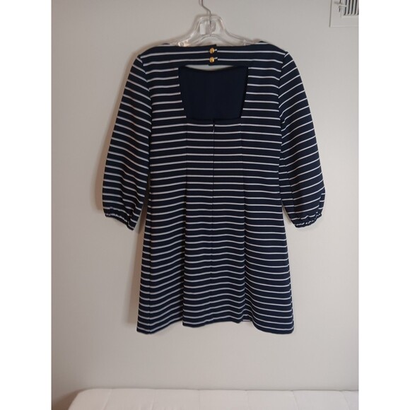 Eliza J Stripe Mini Dress Sz 6 Petite New With Tags - Picture 4 of 6